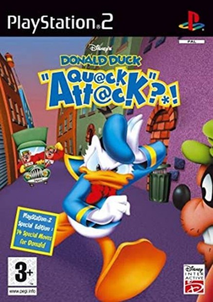 Disney Donald Duck Quack Attack Playstation 2 jtk