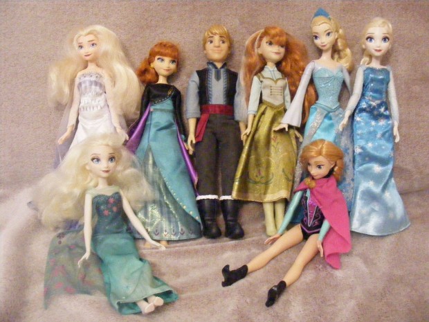 Disney Frozen Jgvarzs baba csomag, Anna Elza Kristoff baba,barbie