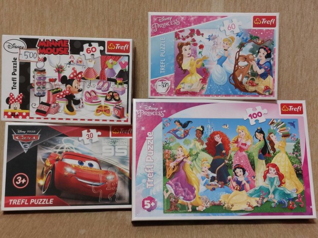 Disney Hercegnk, Minnie, Verdk puzzle