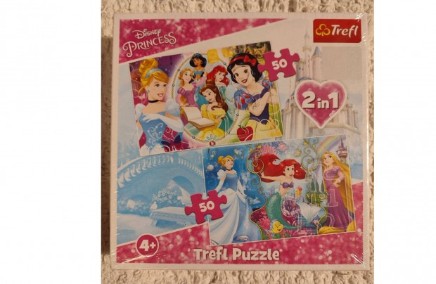 Disney Hercegnk puzzle 2in1 - 50db (A kis hableny, Disney hercegnk