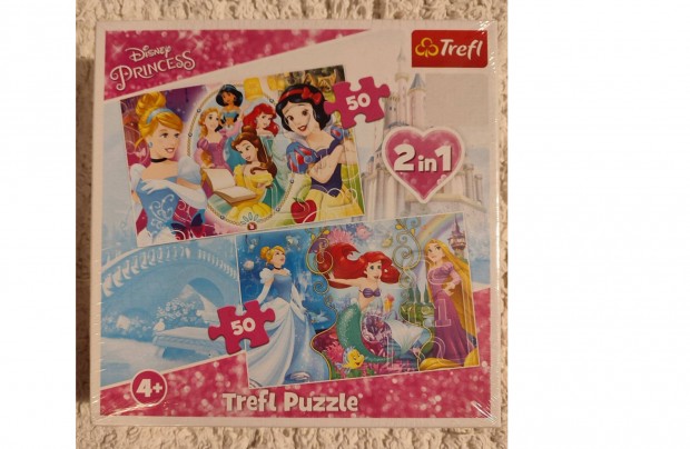 Disney Hercegnk puzzle 2in1 - 50db (A kis hableny, Disney hercegnk