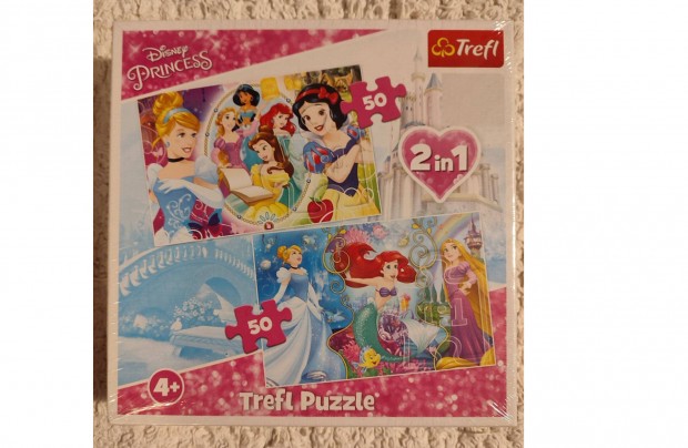 Disney Hercegnk puzzle 2in1 - 50db (A kis hableny, Disney hercegnk