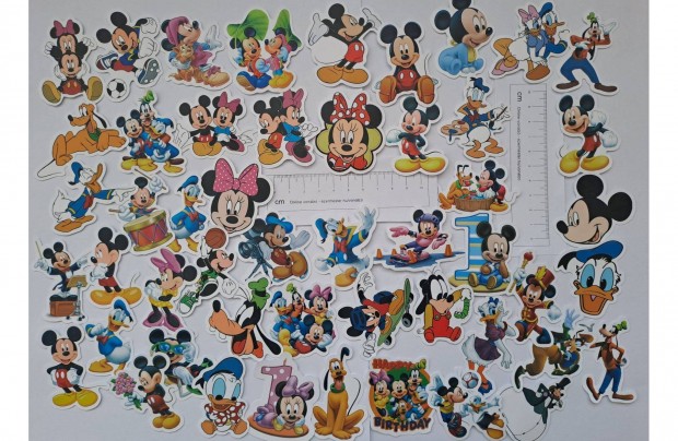 Disney Mickey egr s bartai matrica 50 db 4-6 cm j