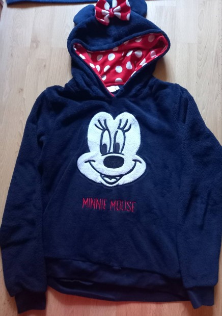 Disney Mini Mouse kapucnis lny,  gyerek pulver,  11- 12 vesre