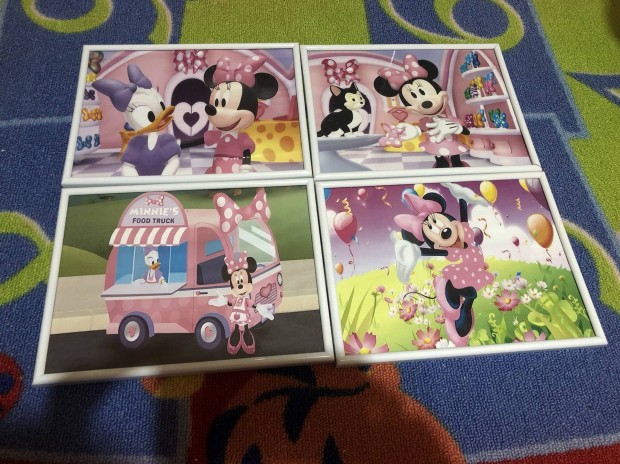 Disney Minnie 4 db os falikp fels fali kp baba szobba
