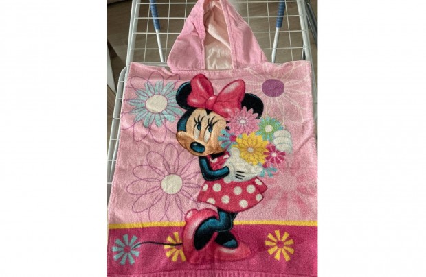 Disney Minnie egr kislny kapucnis poncs, trlkz