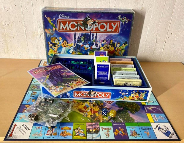 Disney Monopoly trsasjtk, 2003-as kiads (Jtszatlan, hinytalan l