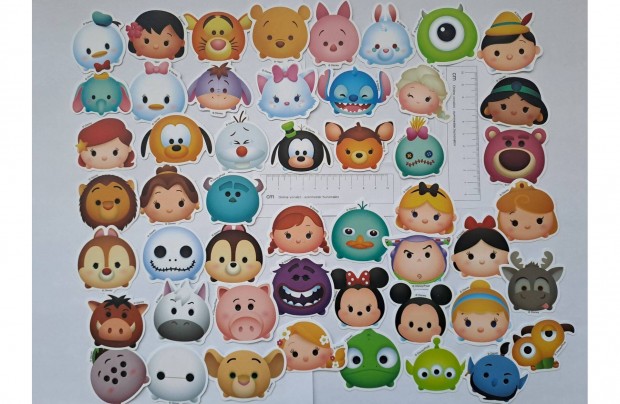 Disney Tsum Tsum matrica 50 db 4-5 cm j