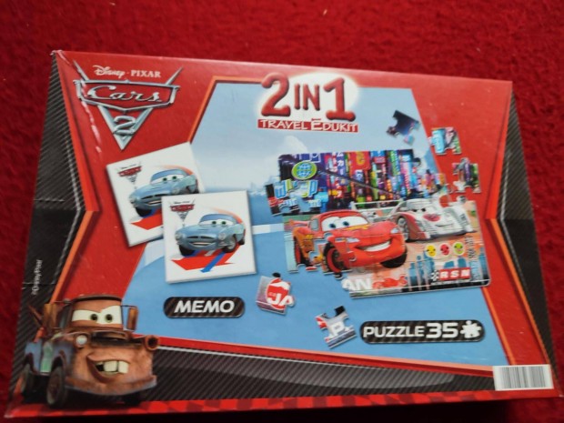 Disney Verdák puzzle+kártya