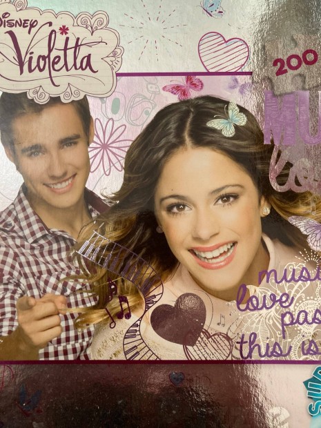 Disney Violetta 20db-os puzzle kirak szinte j!