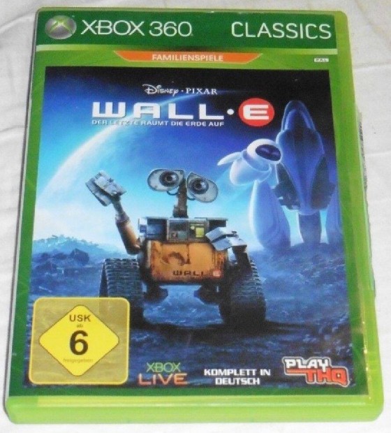 Disney Wall-E Nmetl (robotos, gyerekjtk) Gyri Xbox 360 Jtk akr