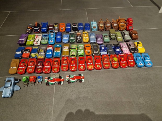 Disney  Mattel Cars Verdk nese aut gyjtemny egyben