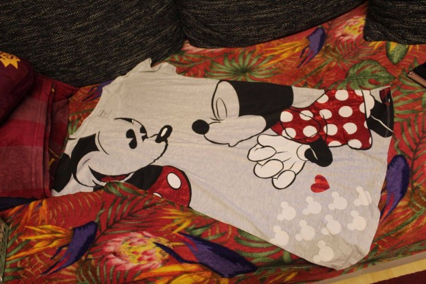 Disney, Minnie es Mickey noi ruha szurke alapon, S, Uj