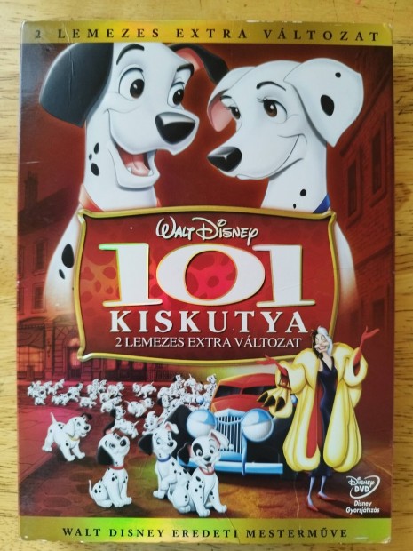 Disney - 101 kiskutya duplalemezes papirfeknis dvd 