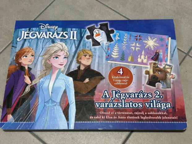 Disney - A Jégvarázs 2. varázslatos világa kirakós puzzle mesekönyv