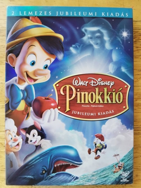 Disney - Pinokki duplalemezes papirfeknis dvd 