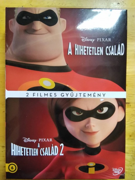 Disney - Pixar - A hihetetlen csald 1-2 dvd gyjtemny Bontatlan 