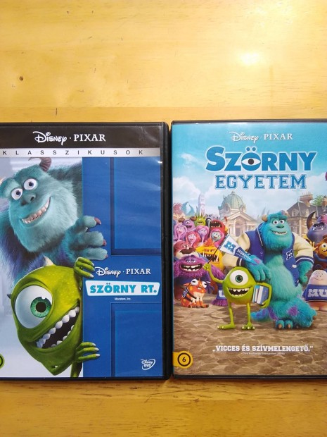 Disney - Pixar - Szrny Rt + Szrny Egyetem jszer dvd 