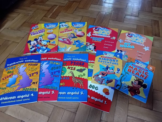 Disney angol munkafzetek, trtenetek Magic English