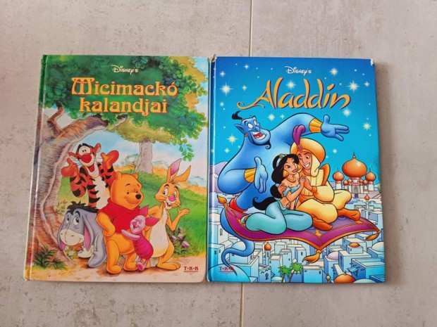 Disney képregényes könyvek (Micimackó kalandjai, Aladdin)