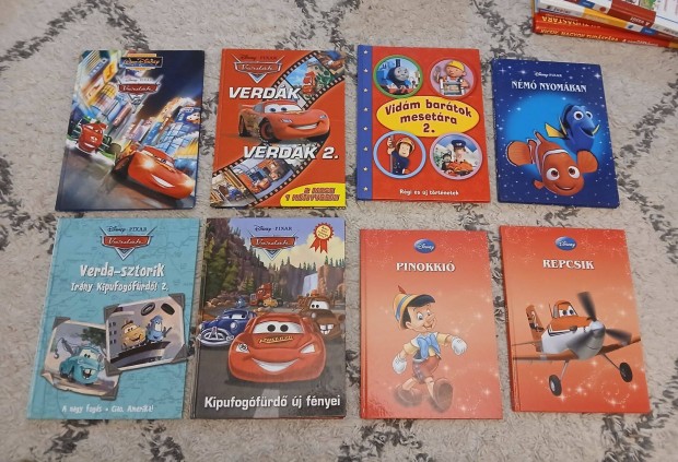 Disney meseknyvek: Verdk, Repcsik, Pinokkio, Nmo nyomban