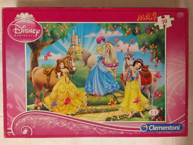 Disney princess hercegnk 30 maxi puzzle clementoni 62 x 42 cm jszer