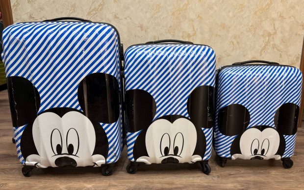 Disney-rajongk lma: American Tourister brndszett