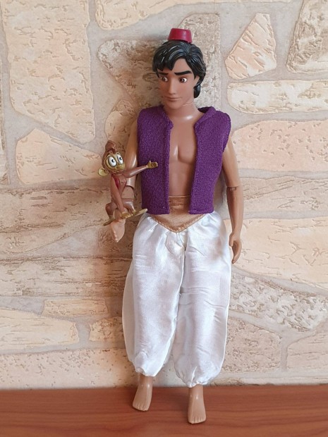 Disney store Aladdin baba Abu majom figurval