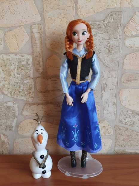 Disney store Jgvarzs Anna baba Olaf figurval