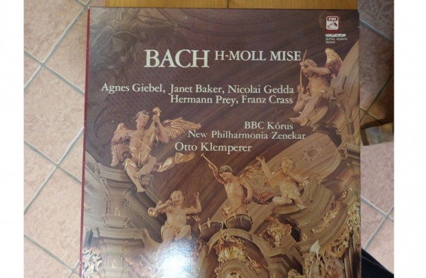 Dszdobozos Bach H-Moll mise bakelit hanglemez album elad