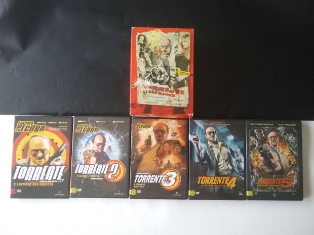 Dszdobozos Torrente a teljes 5 rszes dvd kiadvny. Szinkronos