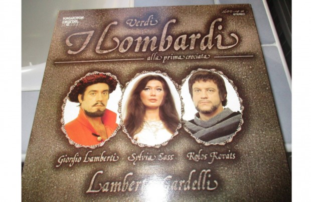 Dszdobozos Verdi I Lombardi vinyl hanglemez album elad