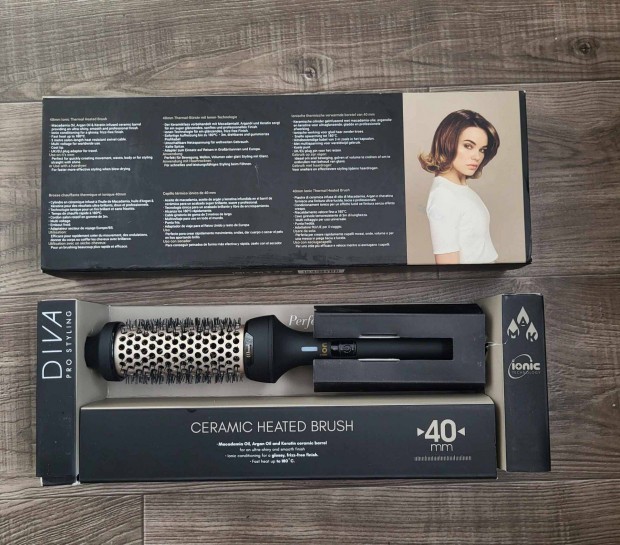 Diva Pro Styling Ceramic Hot Brush 40mm - Kermia kefe