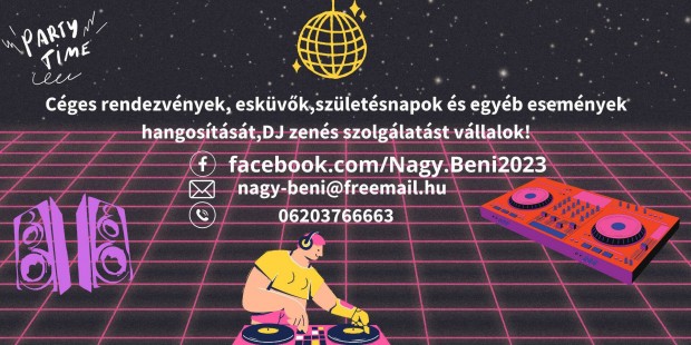 Dj ekvi, rendezezvny hangosits s zenei szolgltats!