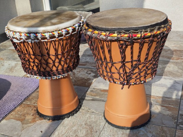 Djembe flowerpot- bl.