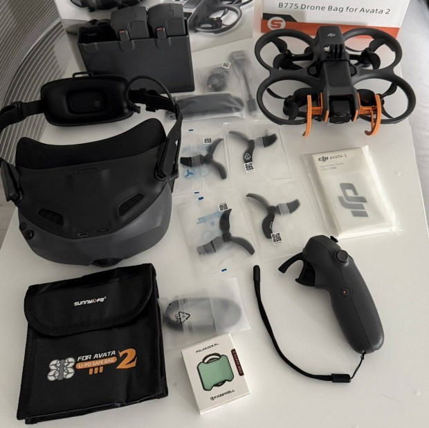 Dji Avata 2 Fly More 3 akkus + kieg�sz�t�k + Care + garancia