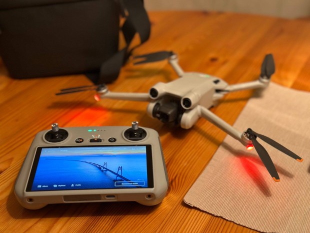 Dji Mini 3 Pro, + Rc tv ( LCD ) tkletes, j llapot, FMC tskval