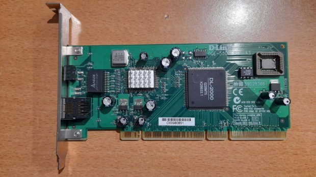 Dlink DL-2000 Dge-550T PCI ethernet hlzati krtya NIC RJ45 csatlakoz