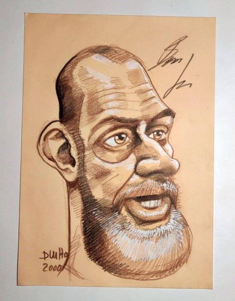 Dluhopolszky Lszl - Boros Lajos (2000) Dediklt (portr karikatra)