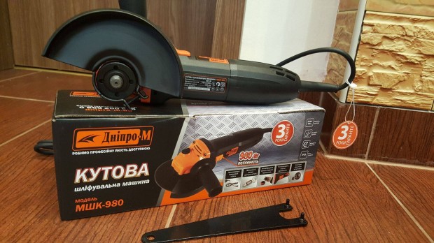 Dnipro-M Sarokcsiszoló GS-98 980 w 125mm Flex Ipari ! 3 Év Garancia !