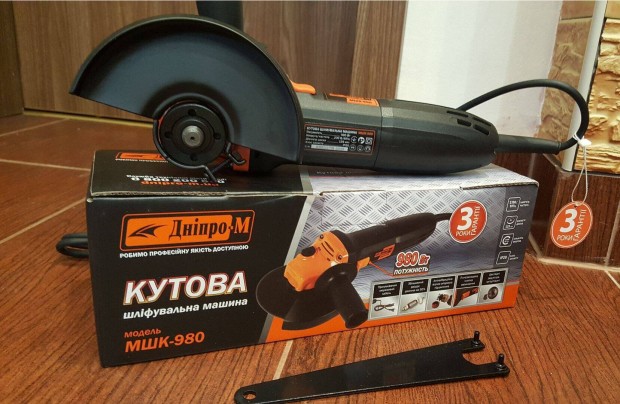 Dnipro-M Sarokcsiszoló gs 98 980 w 125mm Flex Ipari ! 3 Év Garancia !