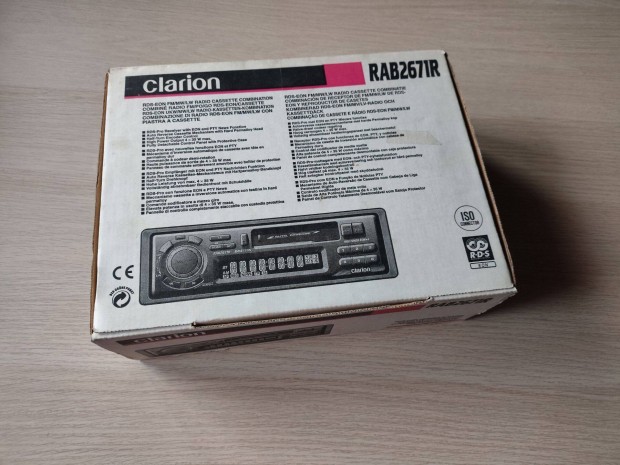 Dobozos Clarion RAB2671R Kazett�s Aut� R�di� Sosem haszn�lt