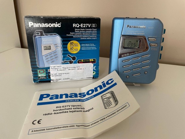 Dobozos Panasonic RQ-E27V FM Rdi, Walkman, Kazetts MAGN