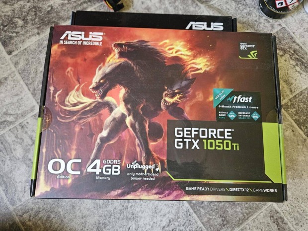Dobozos: Asus Cerberus Gtx 1050 Ti 4GB Gddr5 (Hibás)