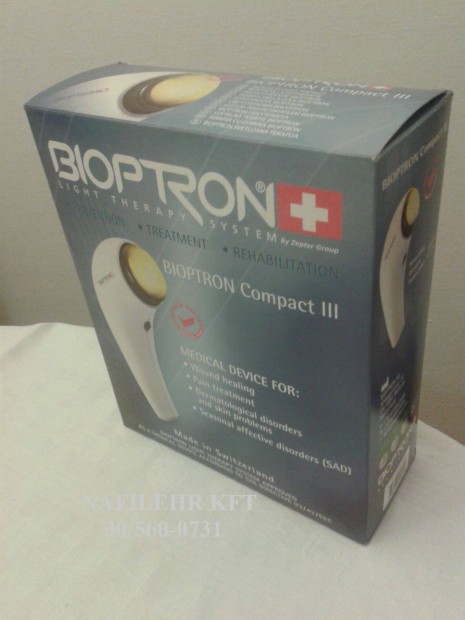 Dobozos szp Bioptron compact lmpa 5 v garanc, szmla sznek llvny