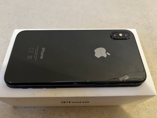 Dobozukkal Krtyafggetlen Iphone x 64GB ,80% Akksi