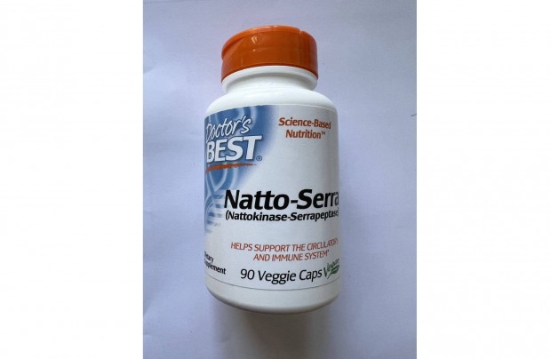 Doctor's Best Natto-Serra, 75 db kapszula -80% ron ! ! !