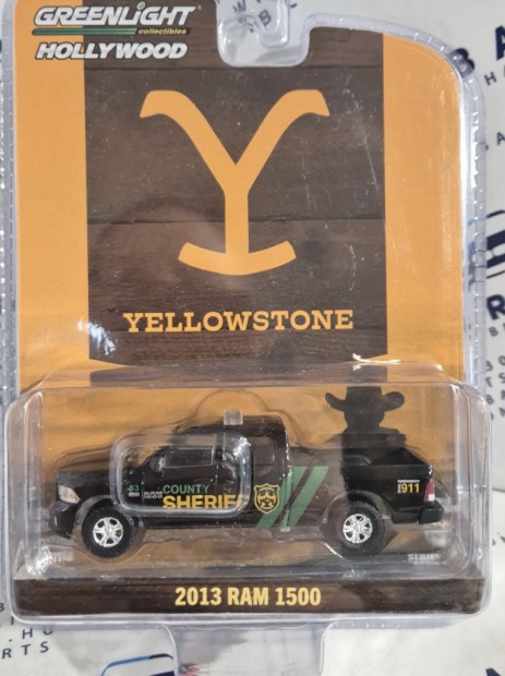 Dodge RAM 1500 (2013) Sheriff - Yellowstone -  Greenlight - 1:64