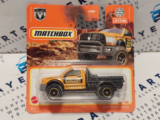 Dodge RAM Work Truck - bliszteres 23/100 -  Matchbox - 1:64