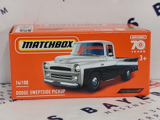 Dodge Sweptside Pickup - 14/100 -  Matchbox - 1:64